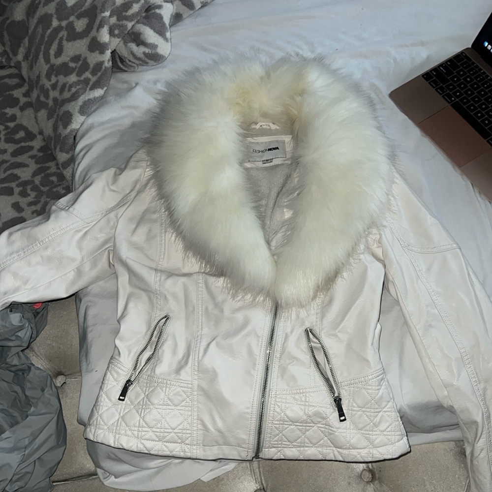 Cute leather biker jacket